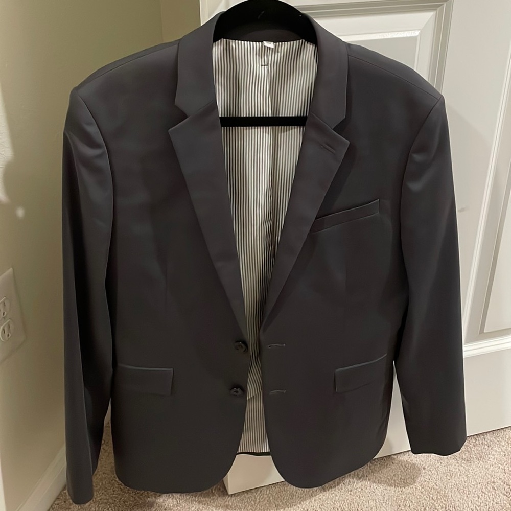 Grey suit jacket from Express